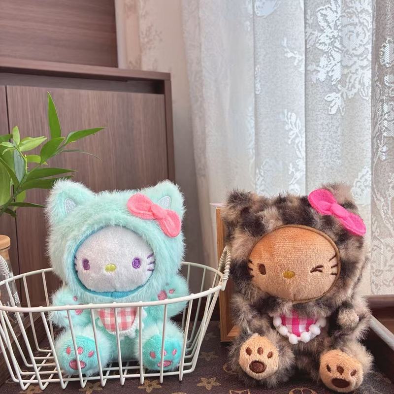 INS变装玉桂狗美乐蒂卡通可爱钥匙扣背包玩偶小挂件公仔女生饰品|undefined