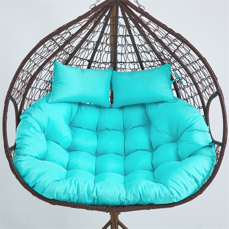 跨境亚马逊防水防日晒吊篮双人坐垫单人鸟巢秋千垫子加厚吊椅靠垫