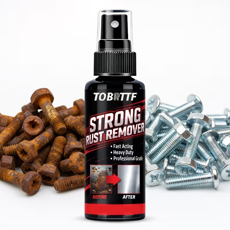 Powerful Rust Removal Spray Heavy-Duty Metal Rust Remover Professional Grade Deep Penetrating Rust Cleaning Agent No Residue Powerful Rust Removal Spray Heavy-Duty Metal Rust Remover Professional Grade Deep Penetrating Rust Cleaning Agent No Residue