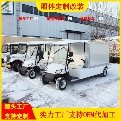 2-seat 4-seat modified car body and bucket insulation box Tourism Scenic Park golf cart electric sightseeing car