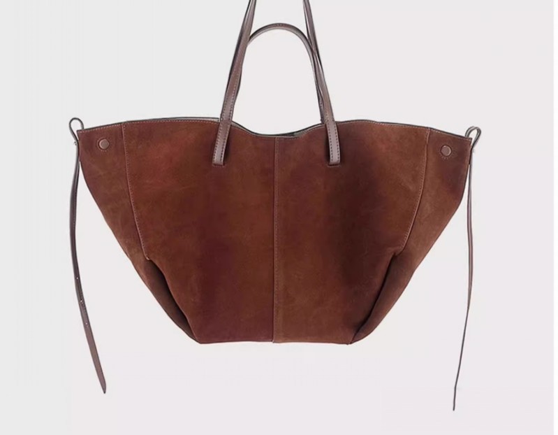 Bolso de cubo de cuero de vaca cyme bolso tote bolso de cercanías de gran capacidad