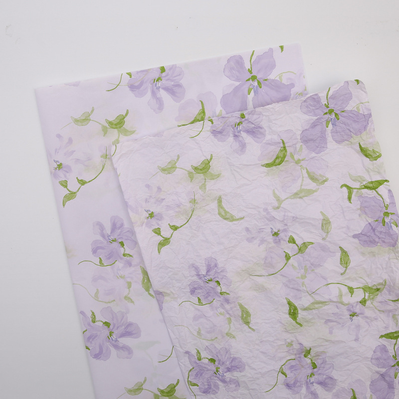 Papel de pera perla impermeable base de ramo de papel de forro papel de embalaje de flores al por mayor para hornear papel de embalaje floral
