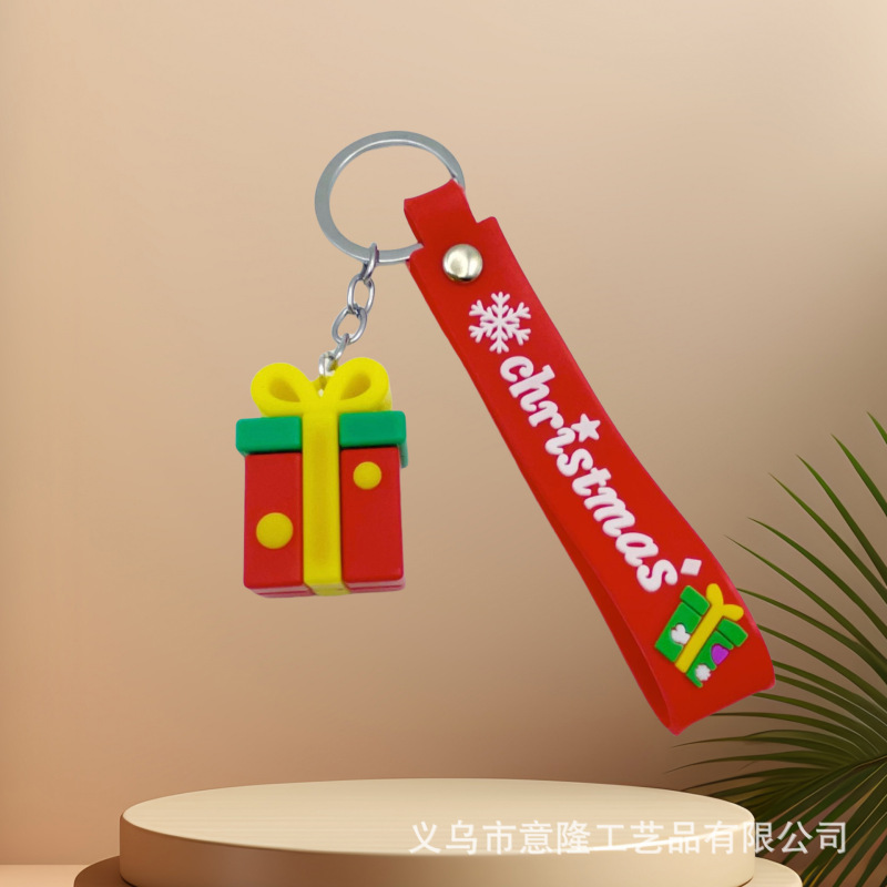 卡通圣诞系列钥匙扣新年圣诞节可爱立体公仔圣诞树挂件小礼品批发|undefined