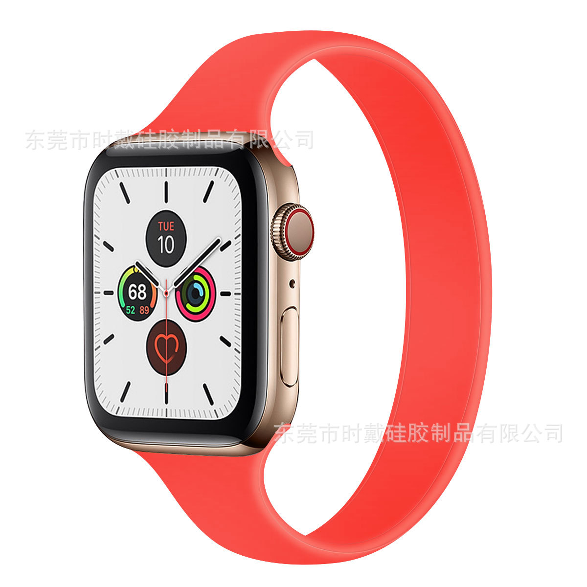 苹果一体纯色缩身款