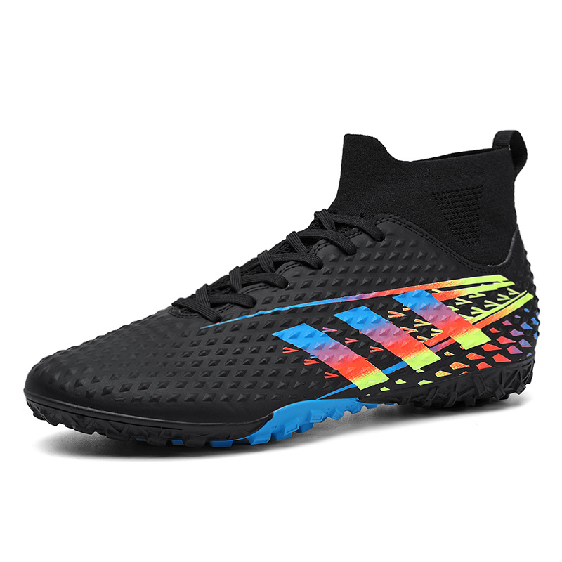 23 nuevos zapatos de fútbol de alta calidad transfronterizos uñas largas uñas rotas competencia entrenamiento zapatos hombres y mujeres adultos zapatos de fútbol