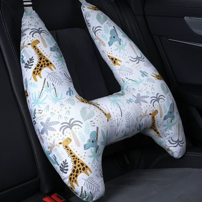 Seat belt shoulder pad, pillow pillow car sleeping - drew-jungle-removable-and-washable-liner-pure-cotton-fabricbreathable-style