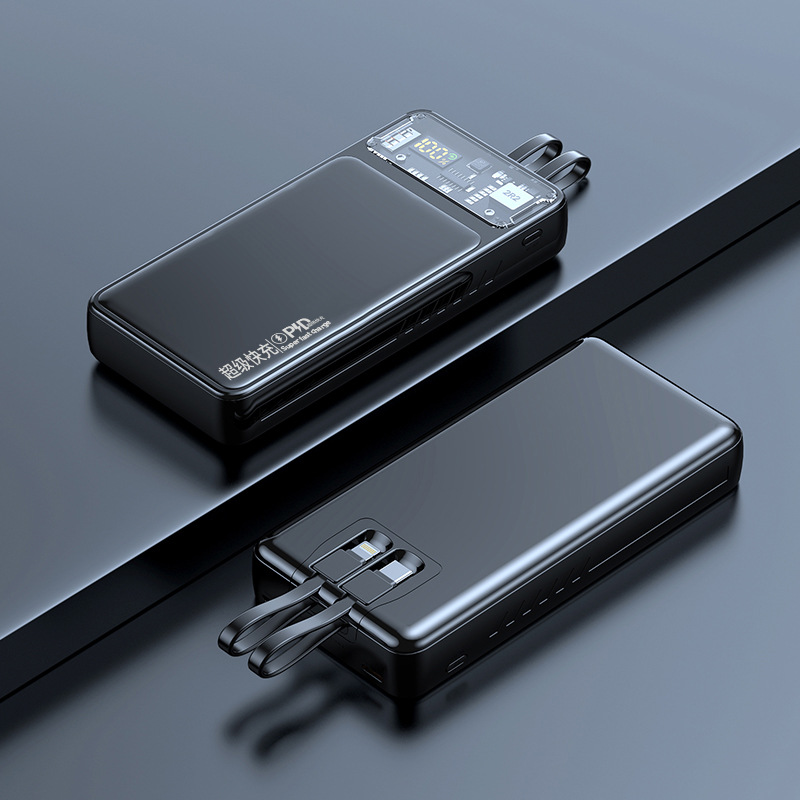 PD Flash Charge | Super Fast Charge | 20000 mA Black