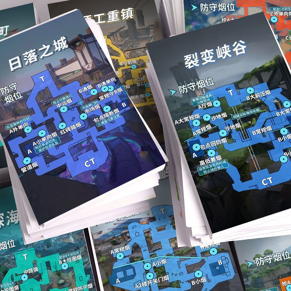 Pacto de la Intrepididad Mapa completo Defensa de pegatinas Tile juego de acción de punto Mapa de éxito de pegatinas alrededor del juego