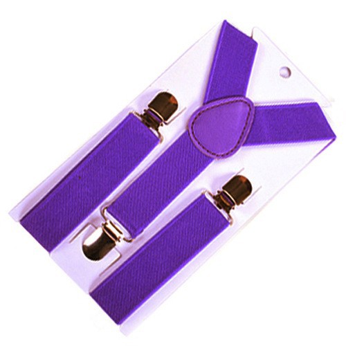 Children's 3-clip Y-shaped elastic shoulder strap+bow tie