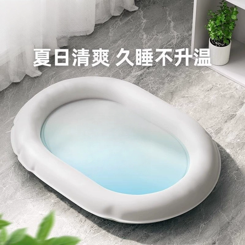 Ледяная подушка для домашних животных, коврик для ледяного гнезда для собак, спальный коврик, летний охлаждающий коврик для сна для кошек, устойчивая к укусам ледяная подушка для собачьей будки