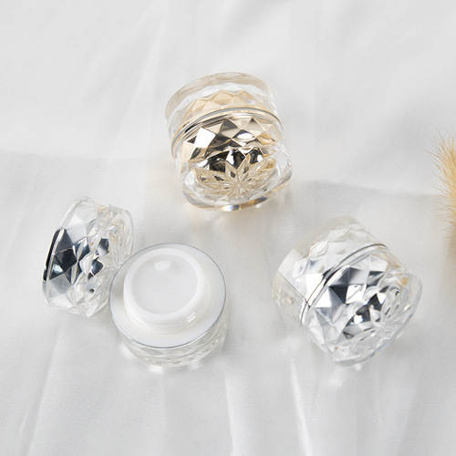 5g 5g acrylic cream box double-layer lotion bottle high-end essence trial size chrysanthemum bottle with inner lid sample
