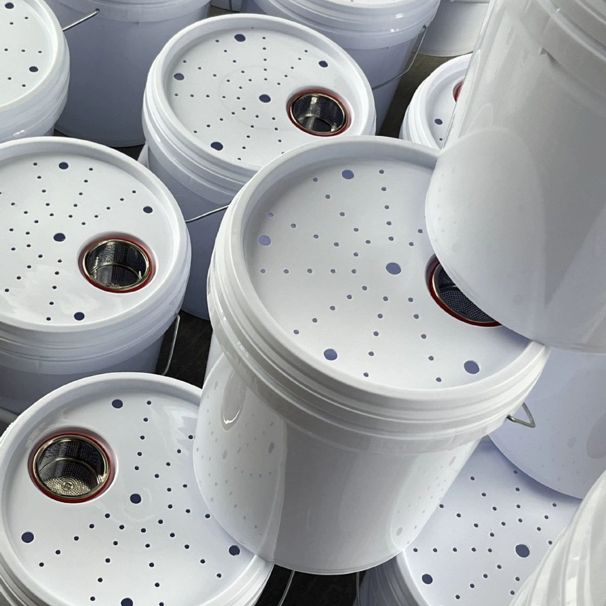 Магазин чайного сервиза Shangchao поставка пластиковых чайных ведер с фильтром