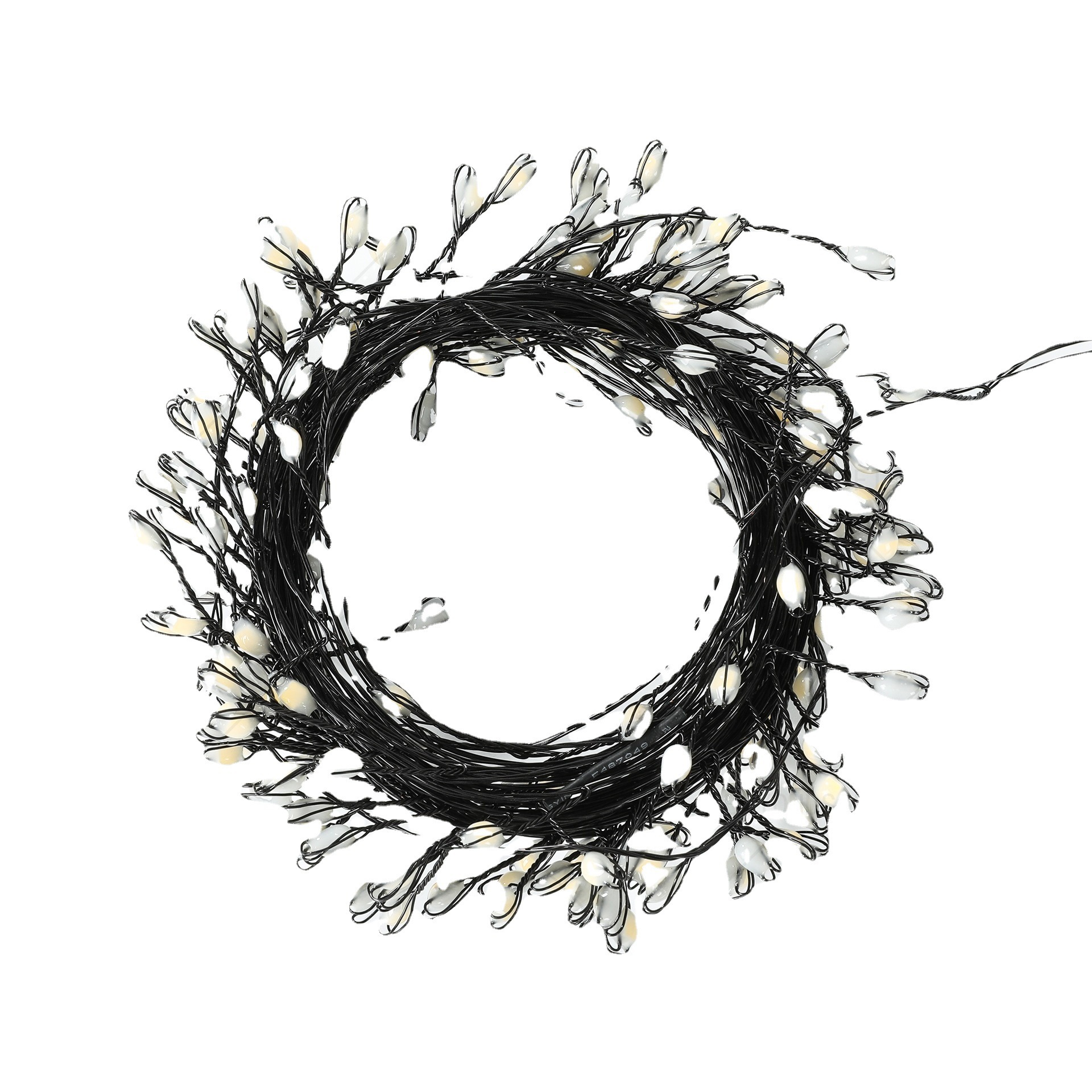 Decoración navideña LED Control remoto Cable verde oculto de baja tensión Lámpara de cobre Decoración navideña Lámpara de petardos Lámpara de árbol de Navidad Cadena de luces