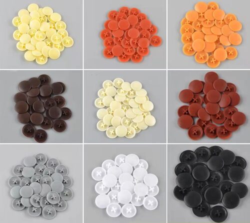 Three-in-one cabinet door cover, embedded plastic cover, screw plug head, circular plug cover, dust cover