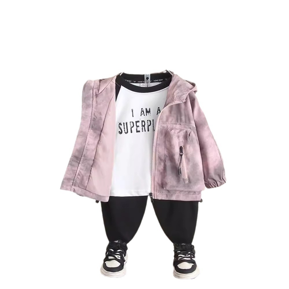 6258 Chaqueta de camuflaje de otoño para niños 2025 nueva chaqueta de otoño para niños