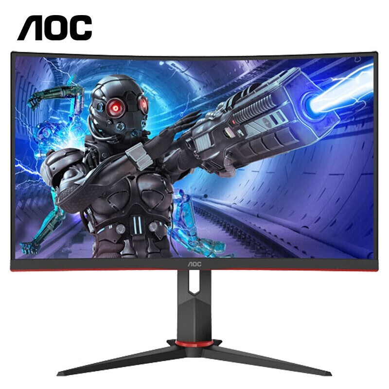 AOC C32G2ZE 55.5inch HZ E-sports Curved Display 0.5MS Responsive Innovation Curvature 1500