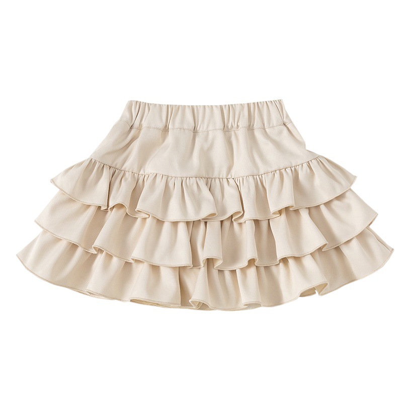 Falda para Niñas Bangxuan, Falda Corta de Color Sólido, Falda Tipo Pastel, Falda de Media Pierna para Niña Pequeña, Falda Tipo A para Bebés