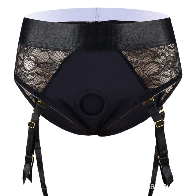 Европейские и американские трансграничные продажи: лесбийская фетиш-одежда, брюки, эротическое белье с подвязками, которое можно сочетать с чулками.