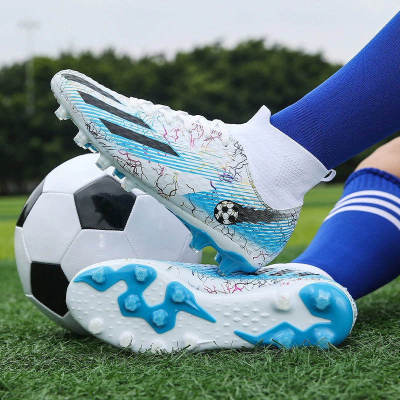 X02 высокие футбольные туфли для мужчин и женщин