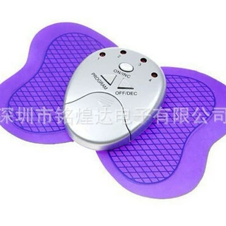 小蝴蝶按摩电击贴健身脉冲低周波理疗穴位按摩迷你蝴蝶按摩器