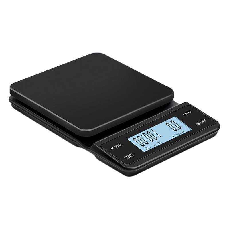 Báscula electrónica para café hecho a mano, carga USB, báscula temporizadora multifuncional para mostrador de bar, alta precisión. image 1
