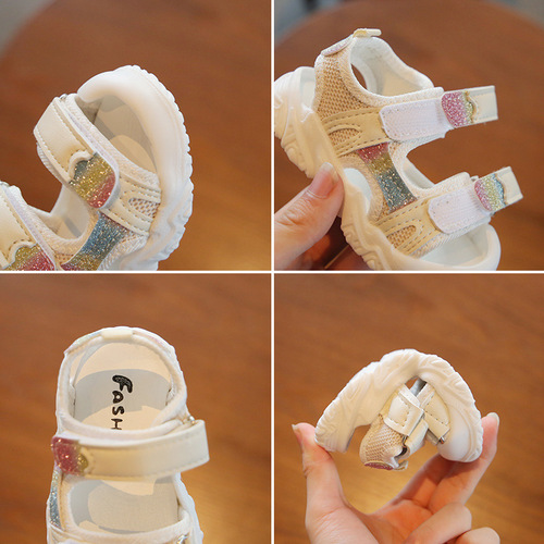 一件代发韩版婴儿鞋2020夏季宝宝学步凉鞋0-1-3岁软底男女宝宝鞋