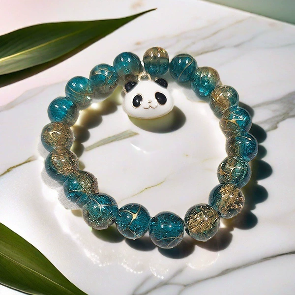 X04 Dunhuang brushed glass panda bracelet