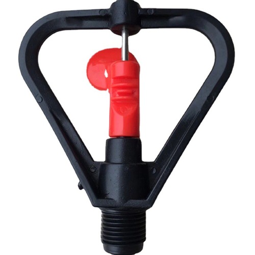 Manufacturer supplies red heart sprinkler head, 360-degree lawn automatic rotating spray cooling 4-minute plastic disc sprinkler head