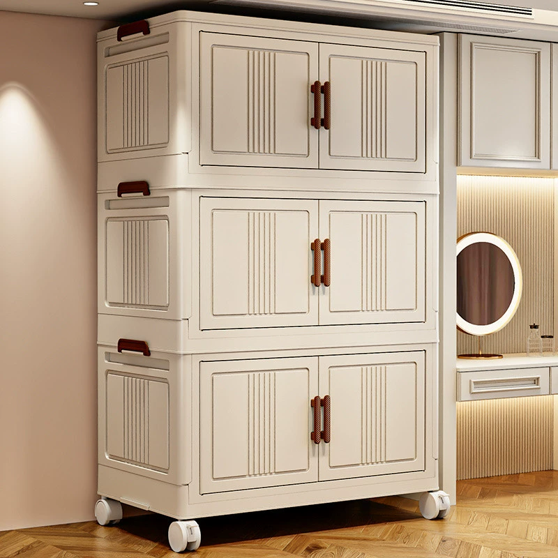 Folding storage box, toy, plastic storage system