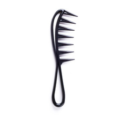 Hair care comb for men, plastic black comb, massage comb, wide-tooth comb, trade beauty comb, oil hair comb for salon