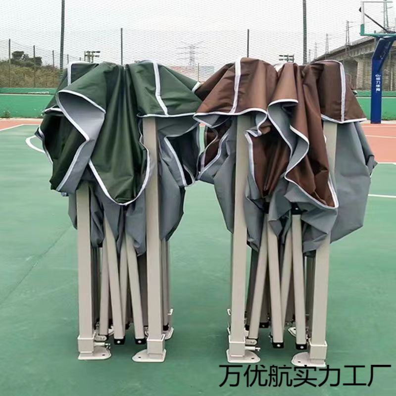 摆摊帐篷大方伞四脚折叠伸缩四角雨棚广告帐篷户外防雨防晒遮阳棚