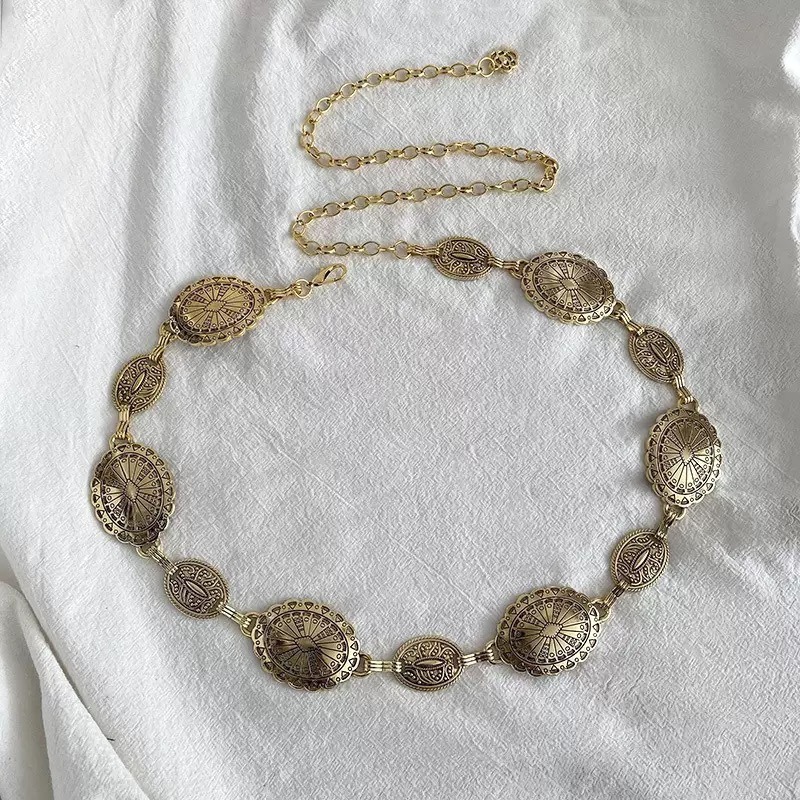 Women's Versatile Metal Waist Chain Summer Trendy Accessory_voghion.com