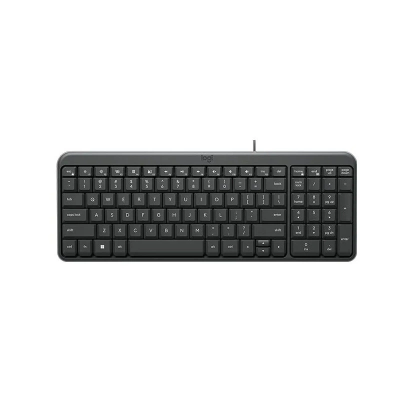 Logitech, клавиатура, бесшумная для ноутбука, бизнес-версия