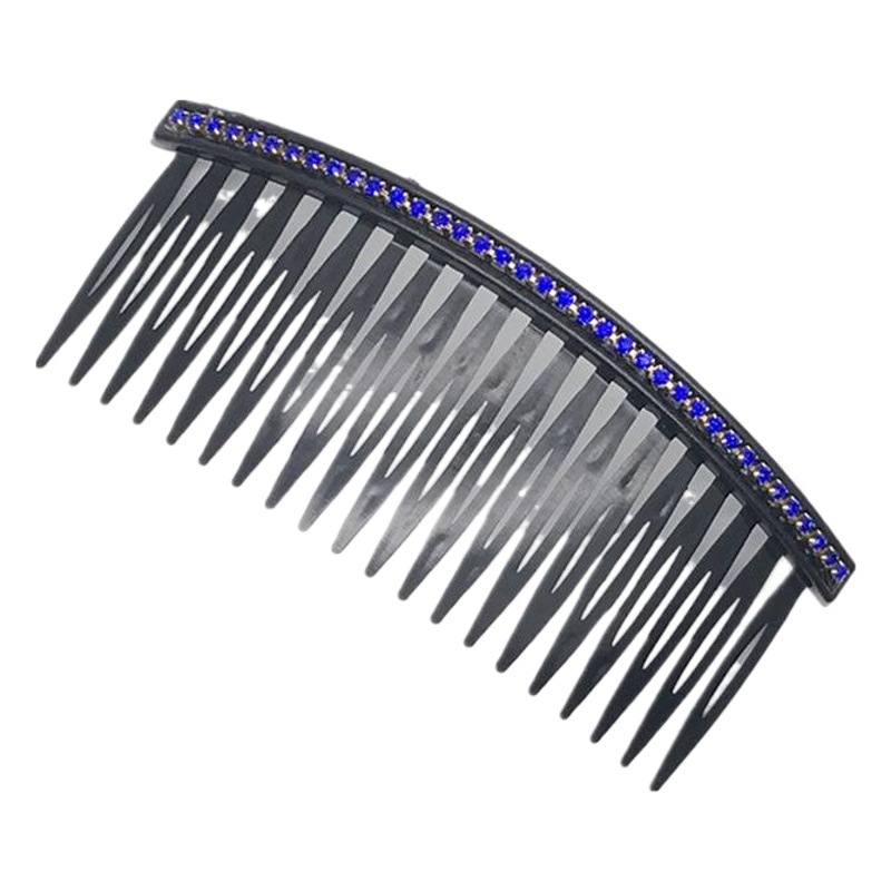 Plástico 11cm grande sola fila diamante onda recta pelo peine insertar dos yuanes tienda un yuan cabeza Accesorios