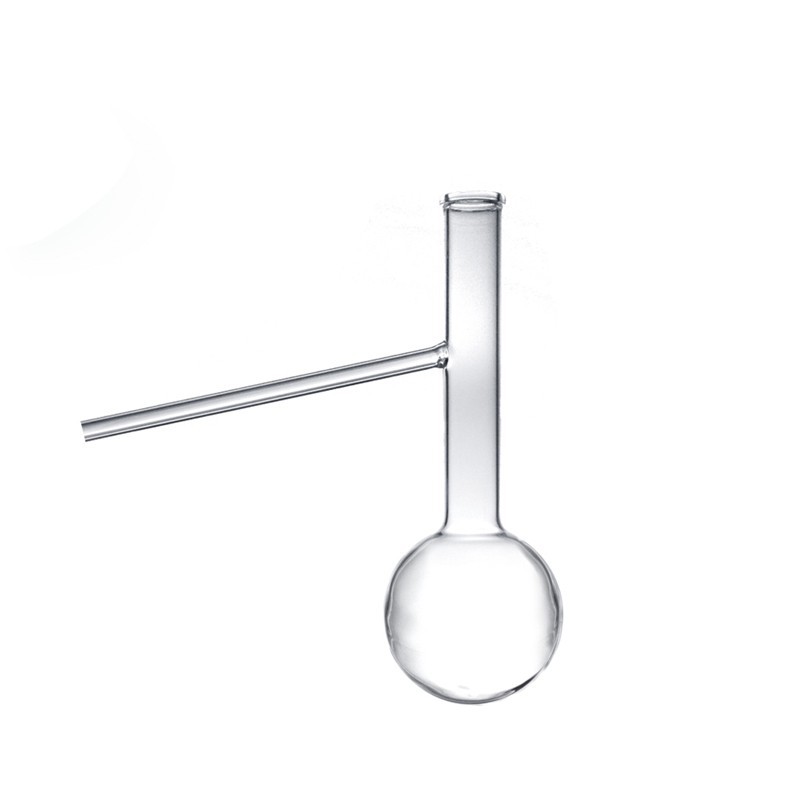 quartz Flasks distillation Flasks 125ml/250ml/500ml quartz distillation Flasks Branched flask