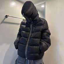 暗黑RO哥斯拉系列蒙面拉链鹅绒羽绒服男女同款潮牌小众续命面包服