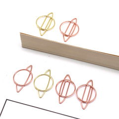 Cross-border mini spiral clip bookmark creative irregular metal cartoon paper clip wholesale colorful spiral clips