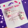 Hello kitty, cute cartoon bangs, children's hairgrip, universal brand hair accessory