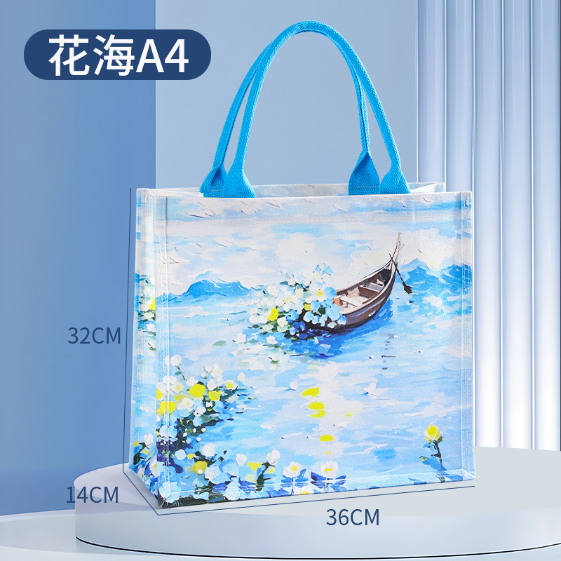 礼品袋结婚红色伴手礼手提袋高级感喜糖袋大容量托特包外出帆布袋|undefined