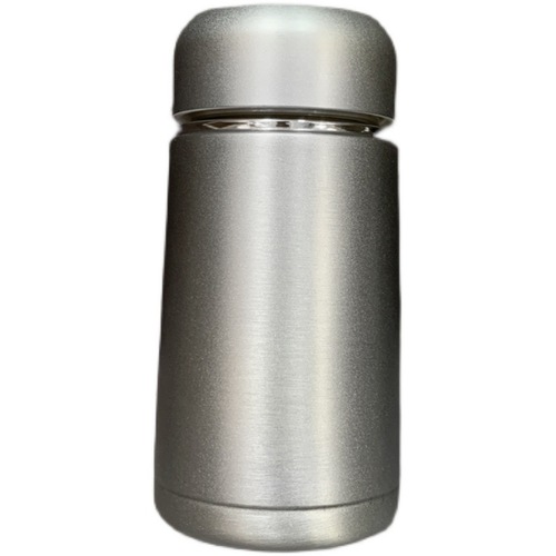 Mini and Compact Insulated Cup for Men, Simple Sand-Smooth Texture, Tea Separating Tea Water Cup, Portable
