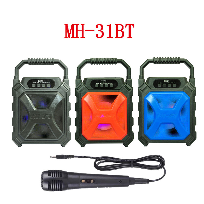 Neutral Bluetooth Speaker USB Satchel Home Outdoor Button Audio Square Dance Street Stall Promotion Player