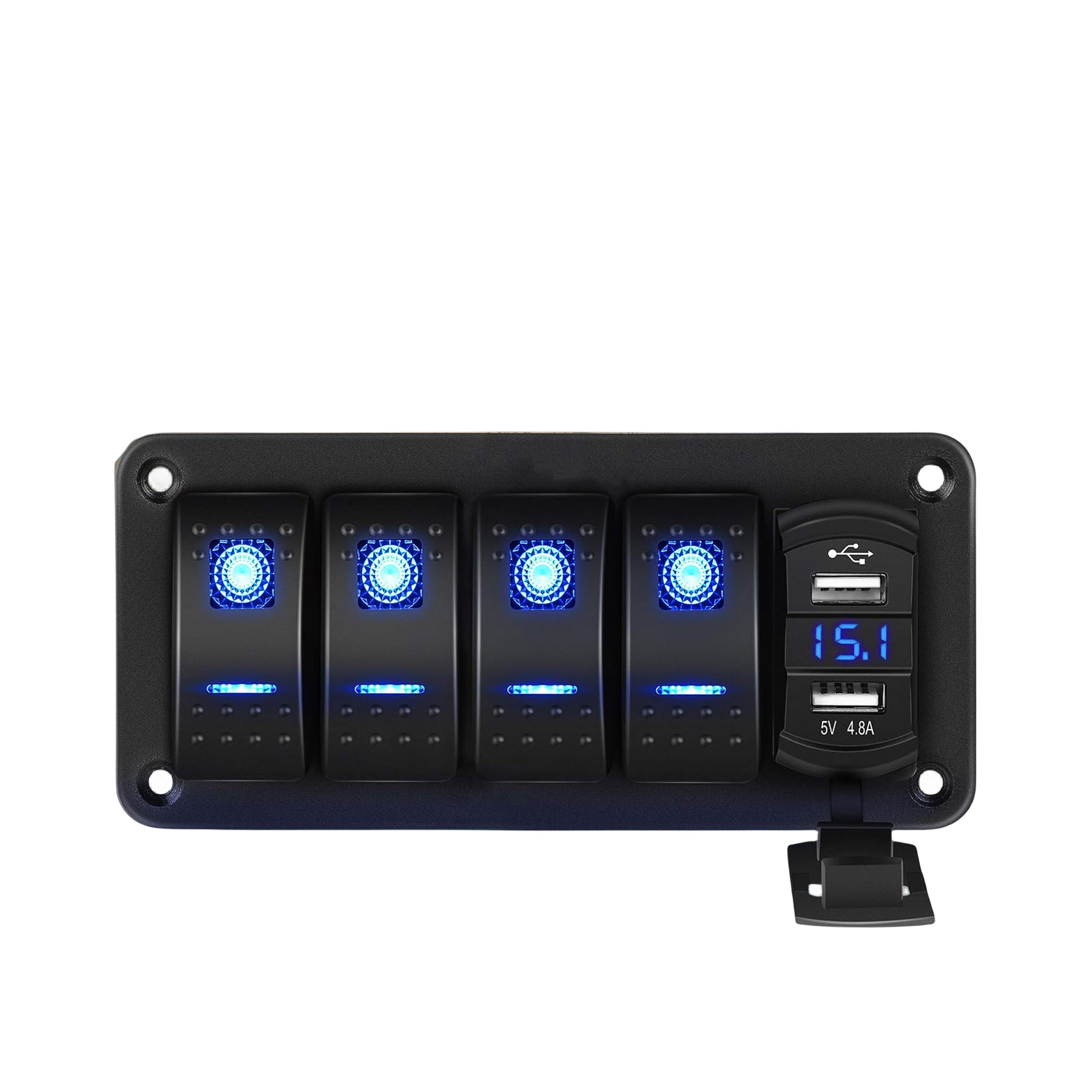 Yacht Panel Waterproof Switch Modification Accessories Rv Electrical Control Panel Marine Yacht Fog Light Switch Combination