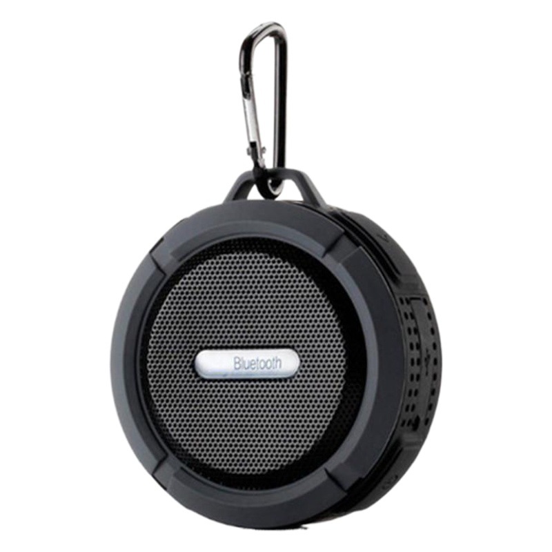C6 Altavoz Bluetooth teléfono móvil coche inalámbrico pequeño audio al aire libre manos libres portátil colgando hebilla llamada impermeable lechón altavoz