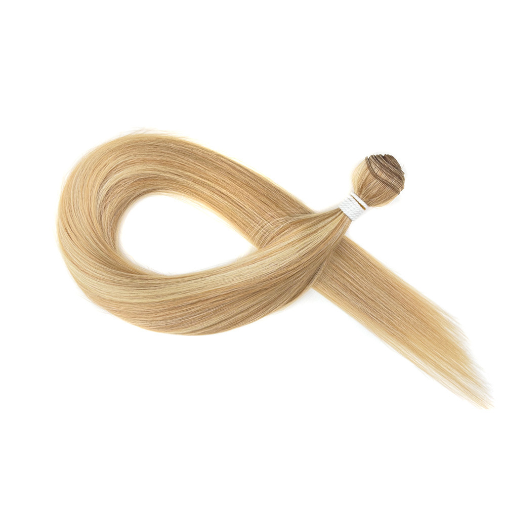 Europa, América y África transfronterizos Synthetic Straight Hair Bundle peluca recta extensión de cabello cortina