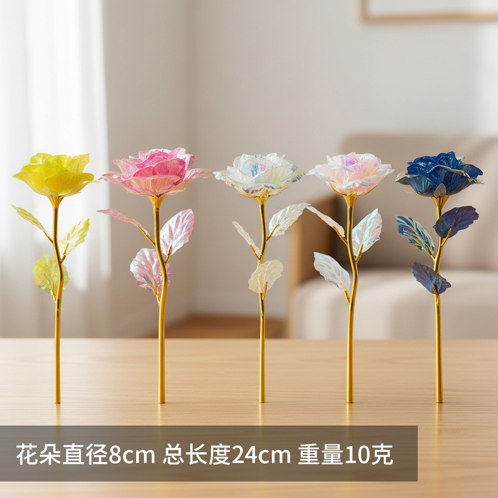 Flor inmortal cubierta de vidrio cubierta de acrílico cubierta de plástico transparente semicircular flor seca base a prueba de polvo con lámpara DIY material