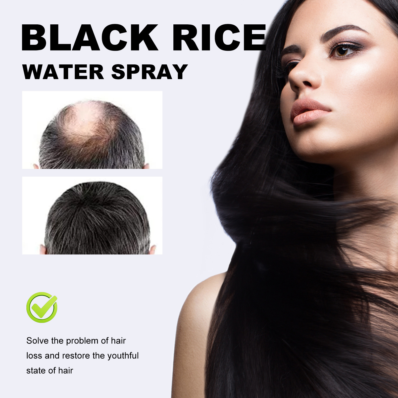 Reiswasser-Spray, tief nährende, anti-tropfende, robuste, feste Haar- und Kopfhautpflegeflüssigkeit_voghion.com