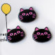 ins kitten eating fish accessories hair accessories mobile phone shell shoe flower diy accessories factory wholesale pj1252