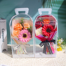 教师节送老师礼物向日葵康乃馨香皂花玫瑰花小花束成品礼品送妈妈