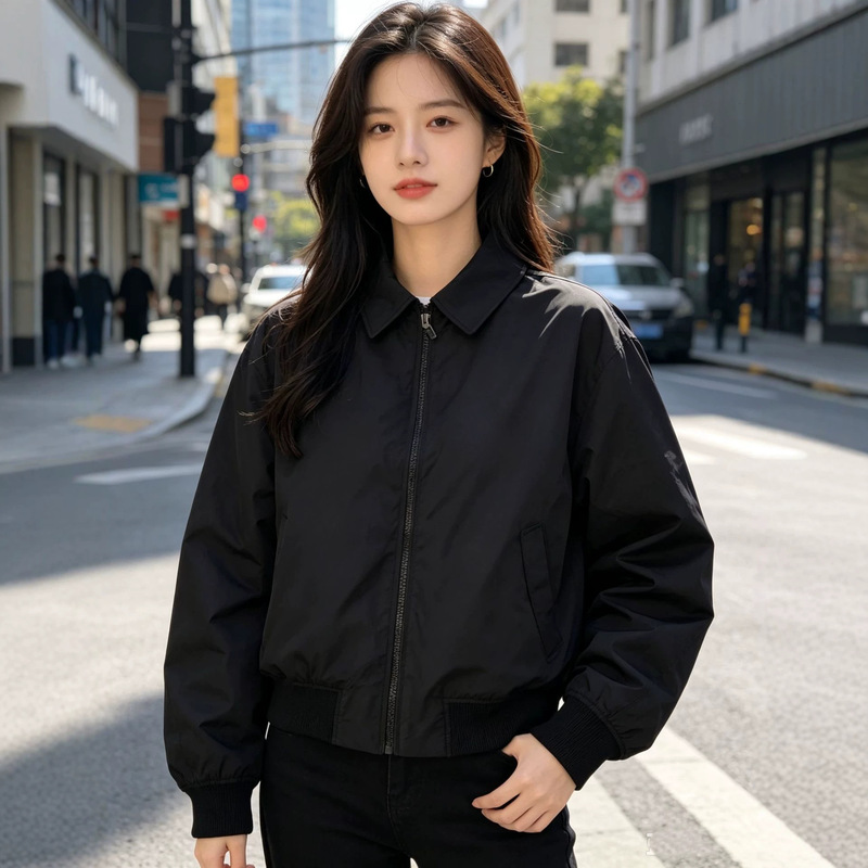 Korean-style lapel jacket, new autumn collection, loose and casual, versatile, slimming, and stylish workwear top for both men and women Korean-style lapel jacket, new autumn collection, loose and casual, versatile, slimming, and stylish workwear top for both men and women