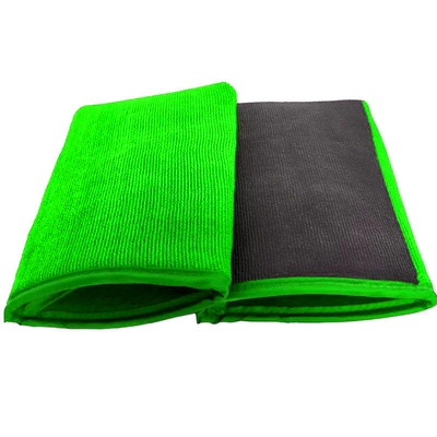 Car cleaning tools, mud grinding plate volcanic mud car - striped-green-mud-gloves